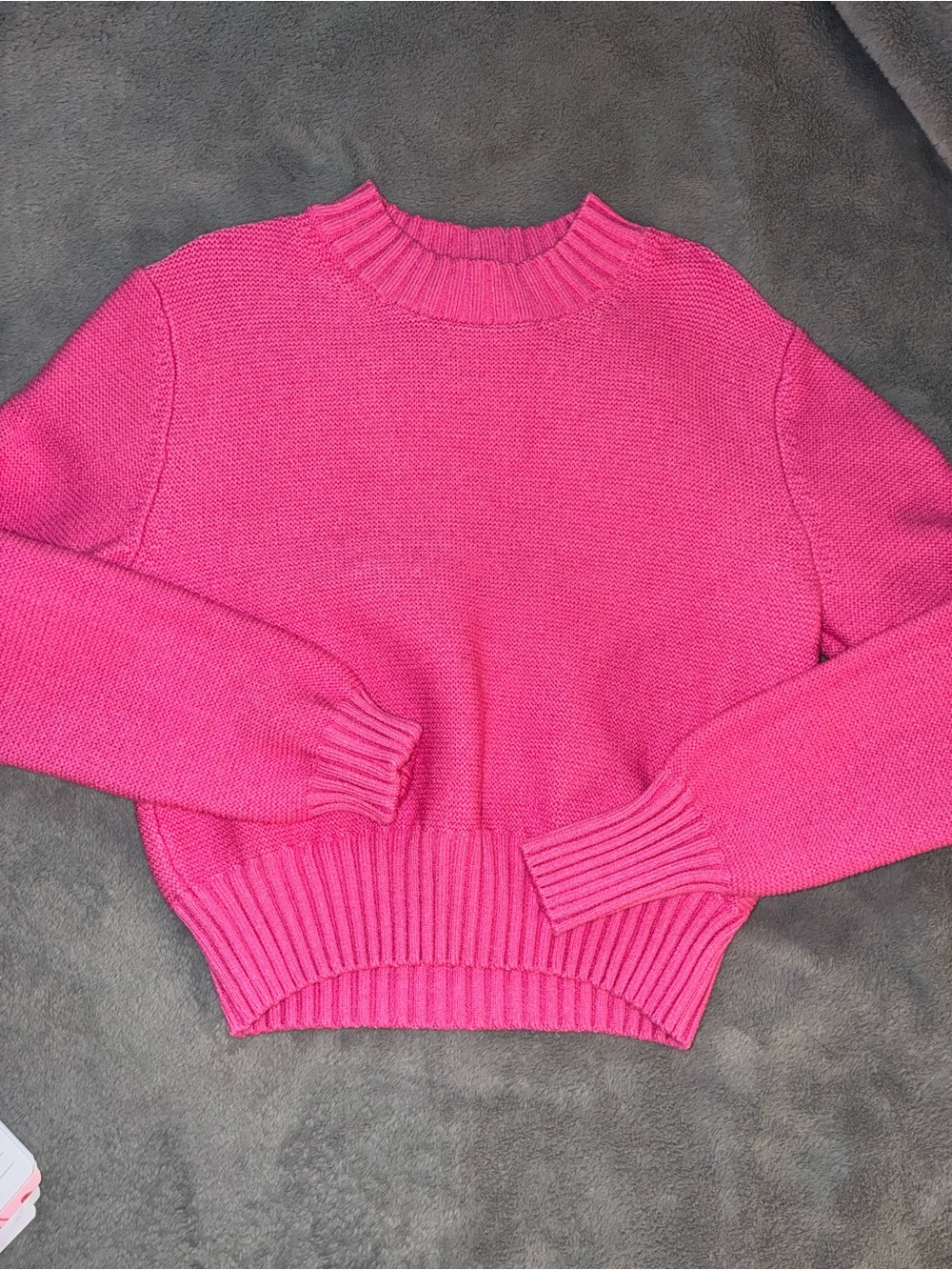 Zeagoo Women’s Hot Pink Knitted Sweater Size Small